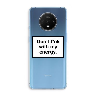 My energy: OnePlus 7T Transparant Hoesje