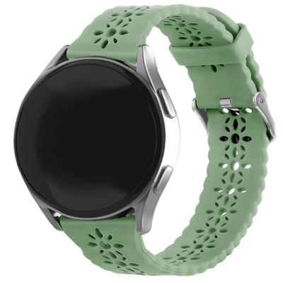 Samsung Galaxy Watch 6 Bright Siliconen Band - Groen Samsung Galaxy Watch 6 Bright Siliconen Band - Groen