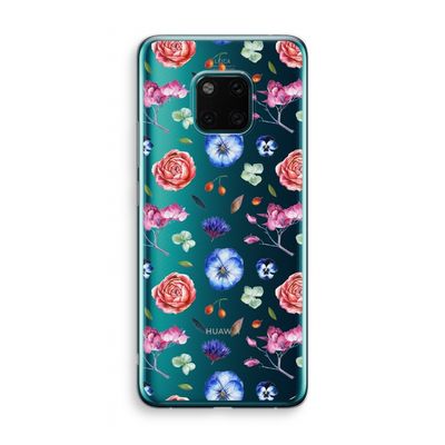 Bloemetjes: Huawei Mate 20 Pro Transparant Hoesje
