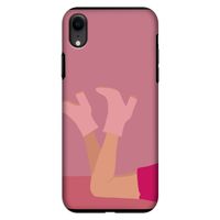 Pink boots: iPhone XR Tough Case