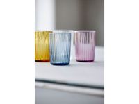"Bitz Kusintha Waterglas 280 ml - 4 stuks - Roze " - thumbnail