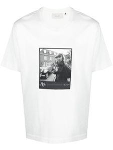 Limitato t-shirt imprimé à manches courtes - Blanc