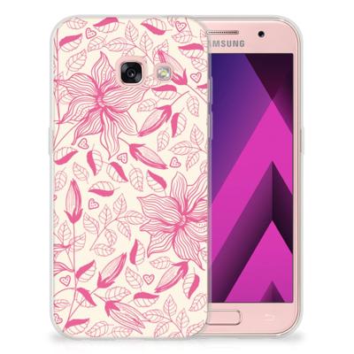 Samsung Galaxy A3 2017 | TPU Case | Pink Flowers