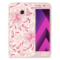 Samsung Galaxy A3 2017 | TPU Case | Pink Flowers