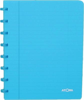 Atoma Trendy schrift, ft A5, 144 bladzijden, gelijnd, transparant turkoois