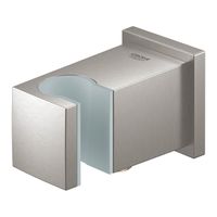 GROHE Euphoria Cube wandaansluitbocht met wandhouder supersteel 26370DC0 - thumbnail