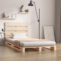Bedframe zonder matras massief grenenhout 100x200 cm