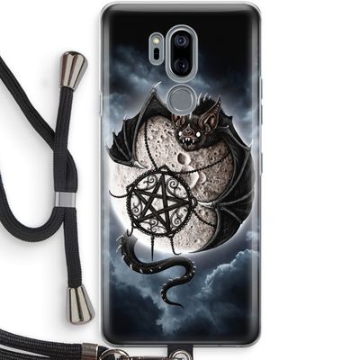 Volle maan: LG G7 Thinq Transparant Hoesje met koord