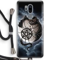 Volle maan: LG G7 Thinq Transparant Hoesje met koord