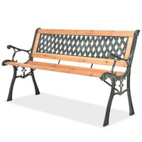 Tuinbank 122 cm hout - thumbnail