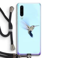 Kolibri: Huawei P30 Transparant Hoesje met koord