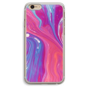 Paarse stroom: iPhone 6 Plus / 6S Plus Transparant Hoesje