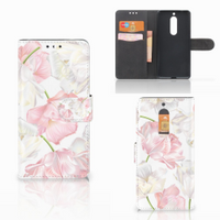Nokia 5 Hoesje Lovely Flowers - thumbnail