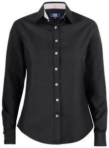 Cutter & Buck 352401 Belfair Oxford Shirt Ladies - Zwart - M