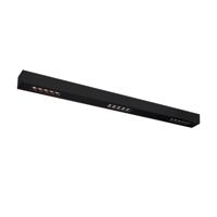 SLV PlafondlampQ-Line 100cm - 3000K zwart - 1000686
