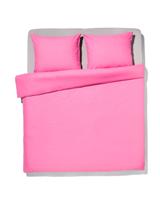 HEMA Dekbedovertrek 200x200/220cm zacht katoen felroze (felroze)