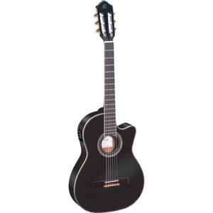 Ortega Family Pro RCE145BK elektrisch-akoestische klassieke gitaar met tas
