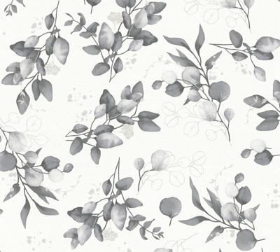 AS Creation Pure Elegance - Wit - Blätter - 397686