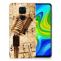 Xiaomi Redmi Note9 | Siliconen hoesje | met foto Bladmuziek