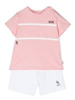 Gcds Kids ensemble haut-pantalon à logo imprimé - Rose