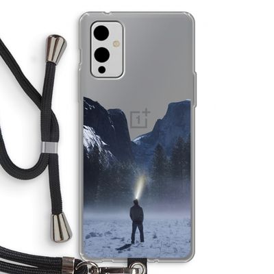 Wanderlust: OnePlus 9 Transparant Hoesje met koord