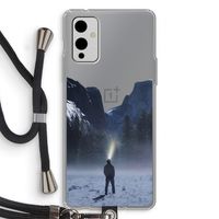 Wanderlust: OnePlus 9 Transparant Hoesje met koord