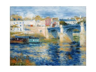 Kunstdruk Auguste Renoir - Le pont a Chatu 80x60cm