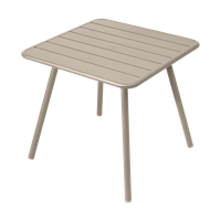 Fermob Luxembourg tuintafel vierpoot 80x80 cm Nutmeg