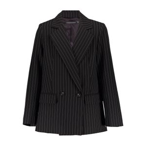 Frankie & Liberty Meisjes blazer- Eva - Zwart / ice gestreept