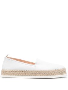 AGL espadrilles Rope en cuir - Blanc