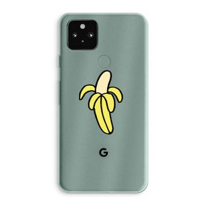 Banana: Google Pixel 5a 5G Transparant Hoesje