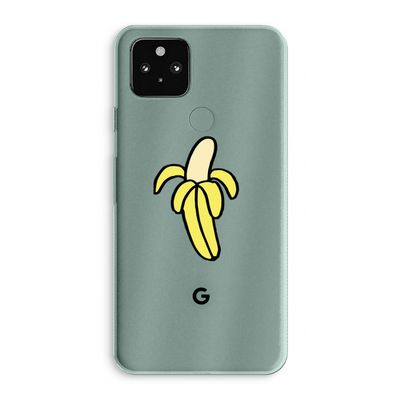 Banana: Google Pixel 5a 5G Transparant Hoesje