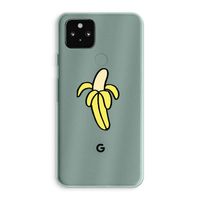 Banana: Google Pixel 5a 5G Transparant Hoesje