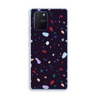 Dark Rounded Terrazzo: Samsung Galaxy Note 10 Lite Transparant Hoesje
