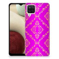 Siliconen Hoesje Samsung Galaxy A12 Barok Roze