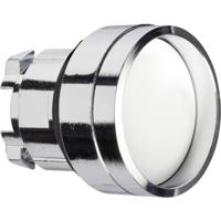 Schneider Electric ZB4BA16 ZB4BA16 Terugstelbaar (Ø) 22 mm Zonder markering Chroom, Wit 1 stuk(s)