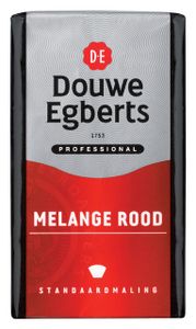 Koffie Douwe Egberts snelfiltermaling Melange Rood 250gr