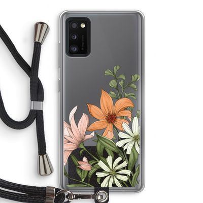 Floral bouquet: Samsung Galaxy A41 Transparant Hoesje met koord