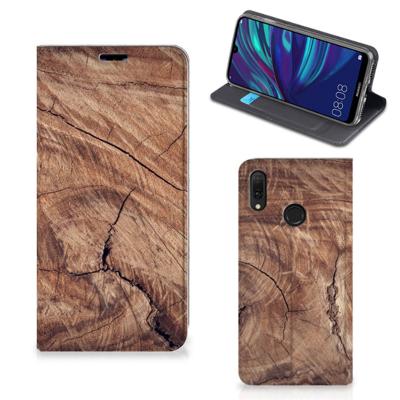 Huawei Y7 hoesje Y7 Pro (2019) Book | Wallet Case | Tree Trunk