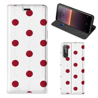 Sony Xperia 10 II Flip Style Cover Cherries - thumbnail