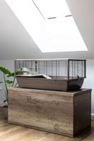 INTER-ZOO Bob Wood Japandi - kooi voor knaagdieren - 78 x 36 x 48cm