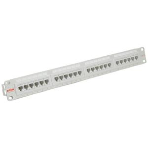 ROLINE Cat.5e (Class D), 19 patchpanel, 24 ports, UTP, grijs