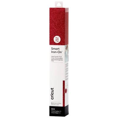 Cricut Smart Iron-On™ Folie Rood, Glittereffect