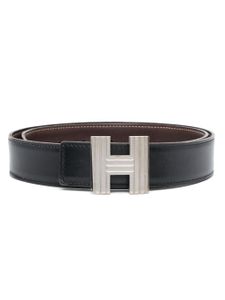 Hermès Pre-Owned ceinture Cadena H réversible (années 2000) - Noir