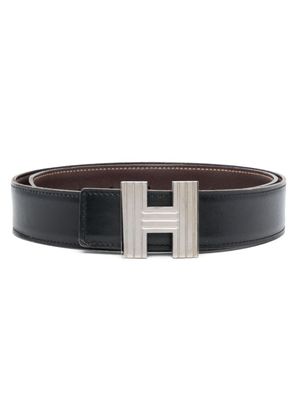 Hermès Pre-Owned ceinture Cadena H réversible (années 2000) - Noir