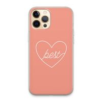 Best heart: iPhone 13 Pro Max Transparant Hoesje