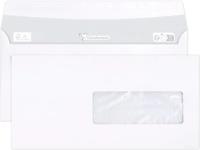 500 Zelfklevende enveloppen 114x229mm venster rechts 40x110mm Clairalfa