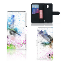 Hoesje Nokia 1 Plus Vogel - thumbnail