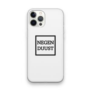 Negenduust vierkant: iPhone 12 Pro Max Transparant Hoesje
