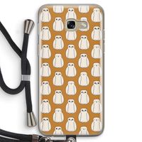 Uilen: Samsung Galaxy A5 (2017) Transparant Hoesje met koord
